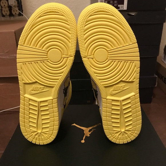 jordan 6 yellow floral